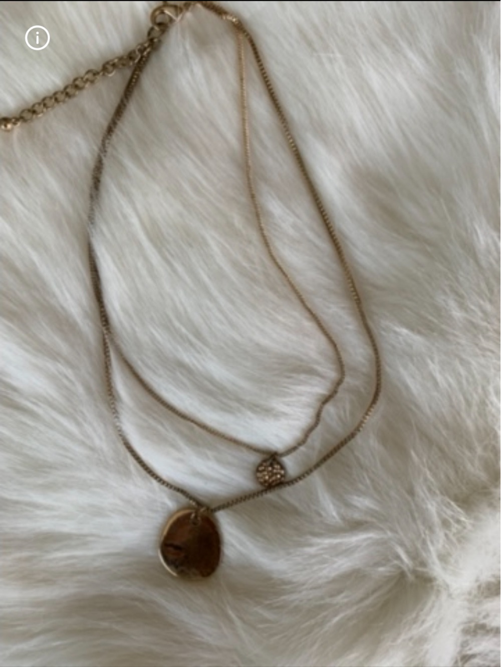 Gold Coin Layered Necklace - Women's Jewelry